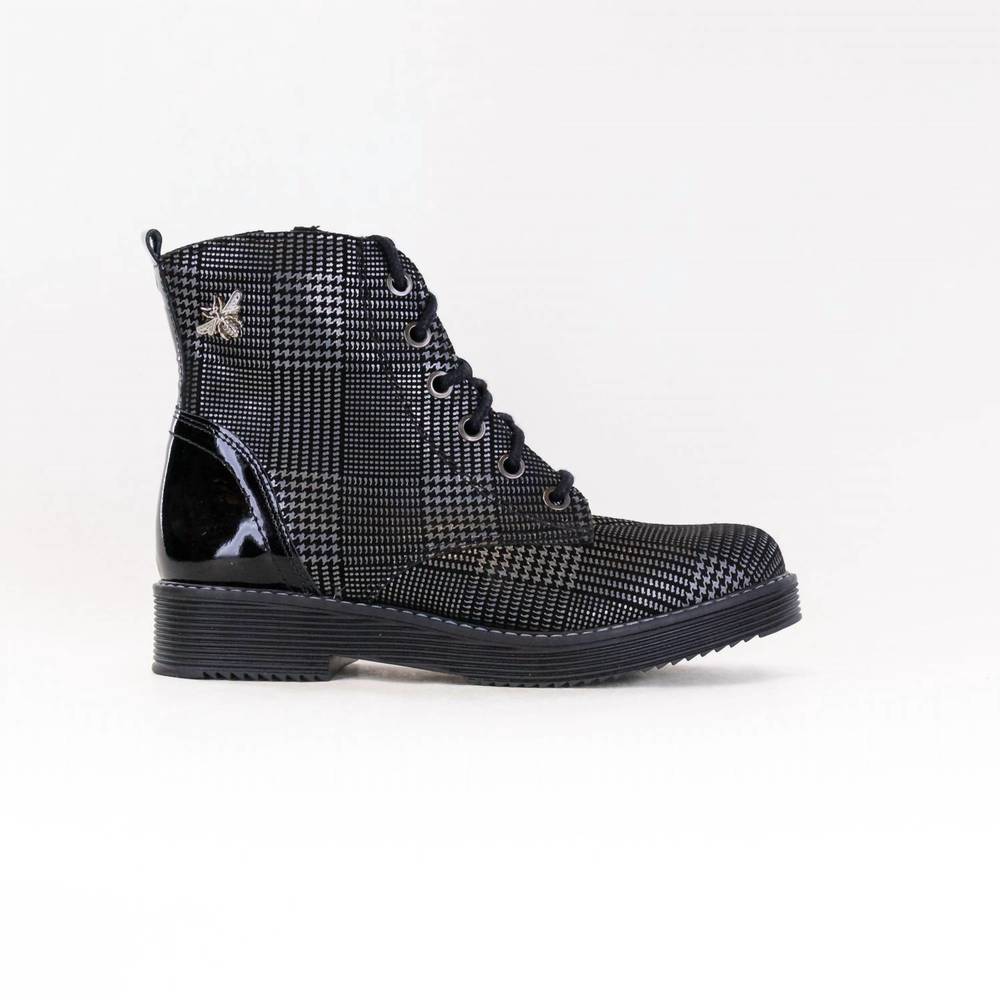NEW V-ITALIA women's 514 boot in gray/black